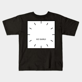 KO SAMUI Time Zone Wall Clock Kids T-Shirt